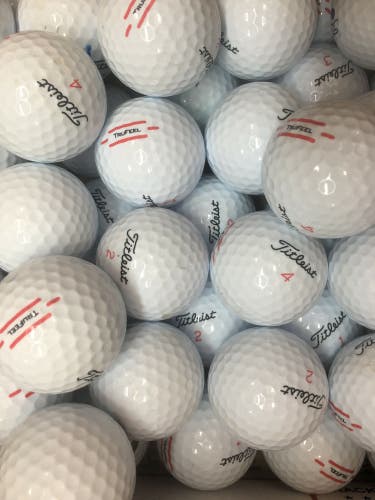 Titleist TruFeel.......5 Dozen White Near Mint AAAA Used Golf Balls