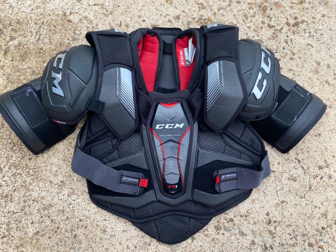 CCM JetSpeed FT1 Pro Stock Shoulder Pads Large 90540