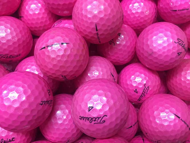 Titleist Pink Velocity.....12 Premium AAA Used Golf Balls...FREE SHIPPING!