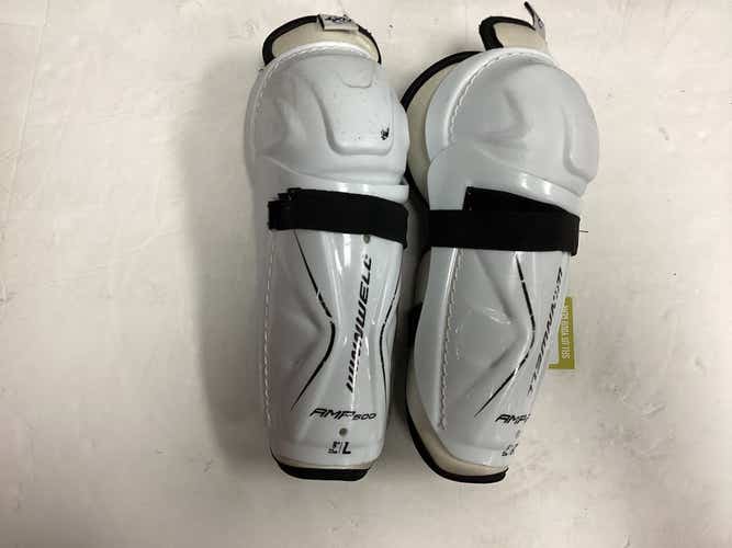 Used Winnwell Amp500 9" Hockey Shin Guards