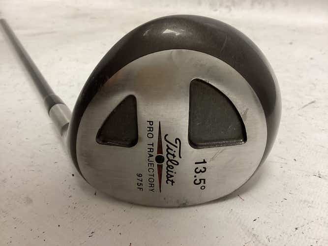 Used Titleist Pro Trajectory 975f 3 Wood Stiff Flex Graphite Shaft Fairway Woods