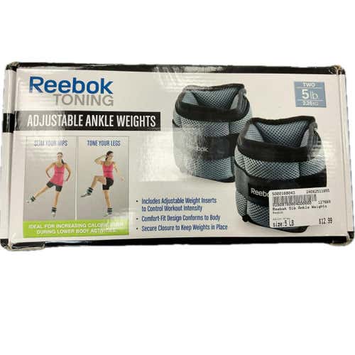 Used Reebok Adjustable Ankle Weights