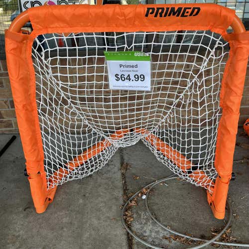 Used Primed Lacrosse Goal