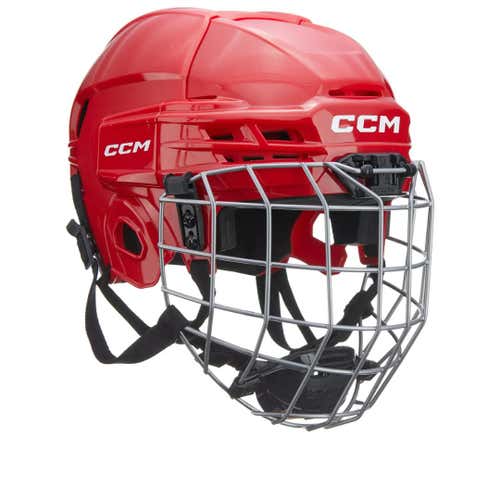 New Tacks 70 Cage Combo Helmet Yth Red