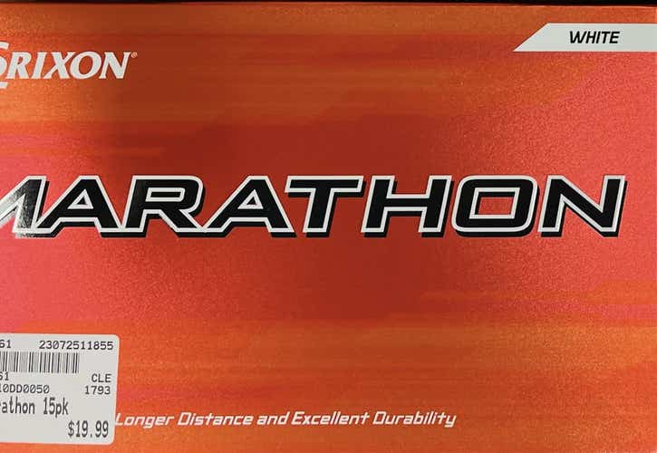 New Srixon Marathon 15pk