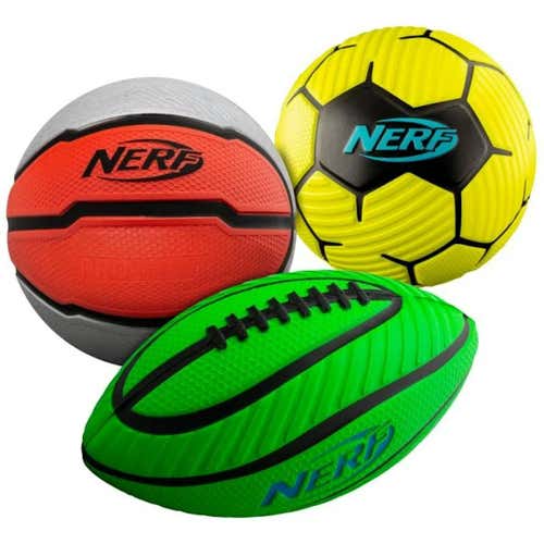 New Nerf Mini Foam Ball Set 3pk