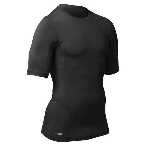 Half Slv Comp Blk L Adult