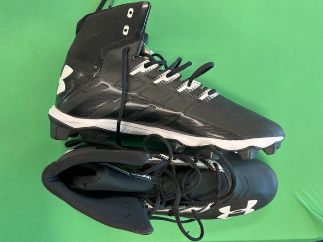 Used Under Armour Highlight Football Cleats - Size: M 13.0 (W 14.0)