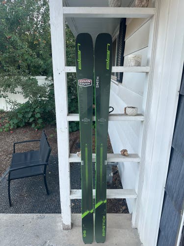 Used 2023 180 cm Ripstick 96 Skis With Skins