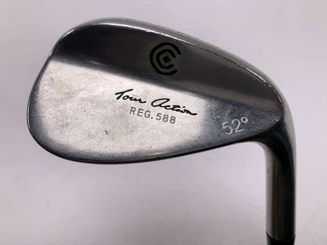 Cleveland 588 Chrome Gap Wedge 52* Traction Wedge Steel Mens RH