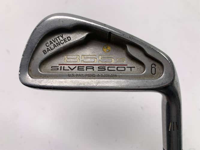 Tommy Armour 855 S Silver Scot Single 6 Iron G Force 2 Regular Graphite Mens RH