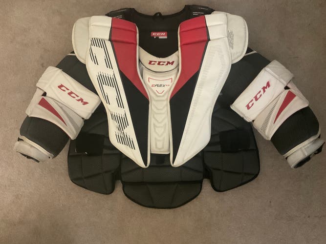 Used Small CCM Eflex 5.9 Goalie Chest Protector