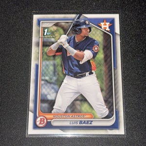 Luis Baez Houston Astros 2024 MLB Bowman Prospects 1st Paper Base #BP-66