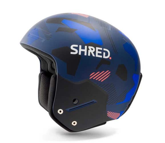 New Shred Basher Ultimate Ski racing helmet FIS certified M/L blue medium/large