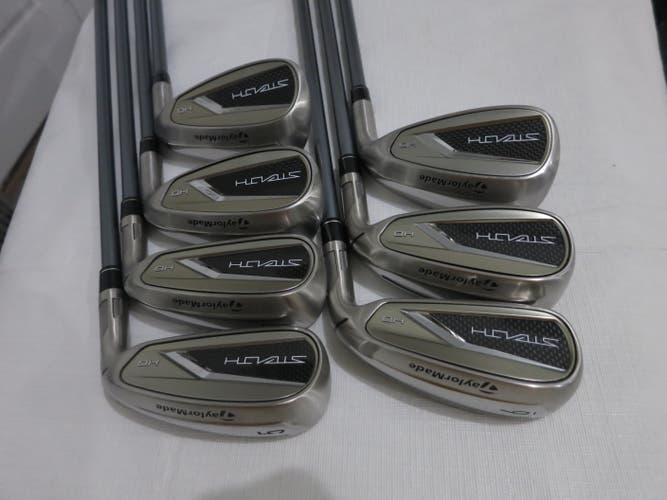 TaylorMade 2023 Stealth HD Iron Set - 5-PW, AW - Regular Flex Graphite - NEW