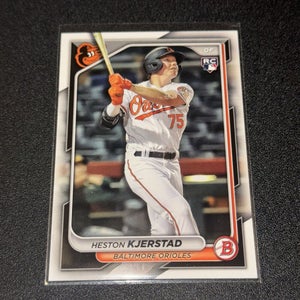 Heston Kjerstad Baltimore Orioles 2024 MLB Bowman Rookie Card Paper Base #9