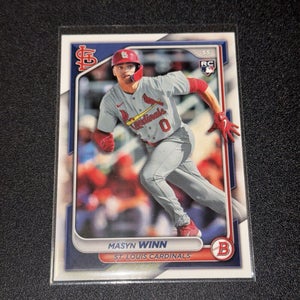 Masyn Winn St. Louis Cardinals 2024 MLB Bowman Rookie Card Paper Base #2