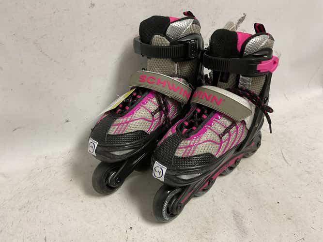 Used Schwinn Abec 5 Adj 1-4 Adjustable Inline Skates - Rec And Fitness