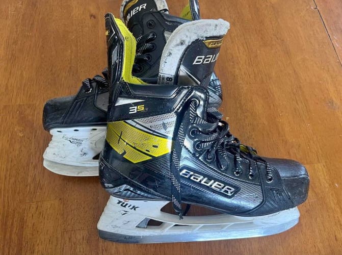 Used Bauer 8.5 Supreme 3S Hockey Skates