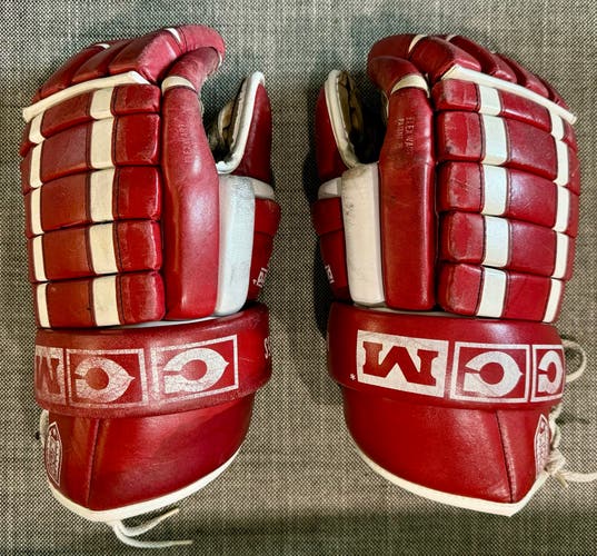 Rare NHL Leather Hockey Gloves 15”