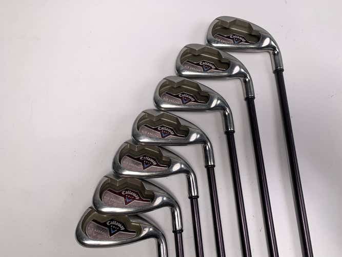 Callaway Big Bertha 2006 Iron Set 4-PW 45g Ladies Graphite Womens RH