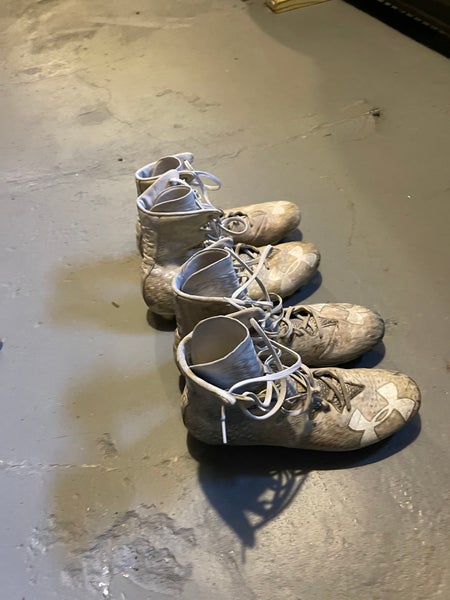 2 Pairs Of Under Armour Highlighter Cleats
