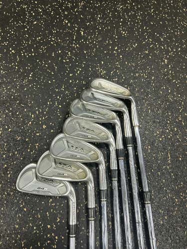 Used Adams Golf Idea Tech 5i-pw Stiff Flex Steel Shaft Iron Sets