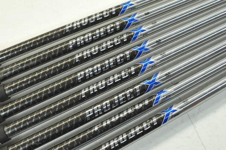 Project X PXI 6.0 Stiff Flex Iron Set Shaft Set 38.5"-35" Steel # 179262