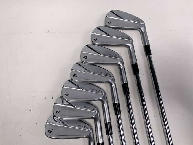 TaylorMade P770 2023 Iron Set 4-PW AMT Tour White X100 Extra Stiff RH