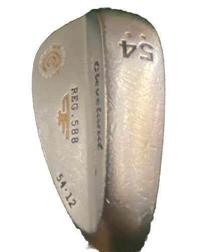 Cleveland 588 Tour Zip Grooves Forged Sand Wedge 54*12 2-Dots RH Stiff Steel 35"