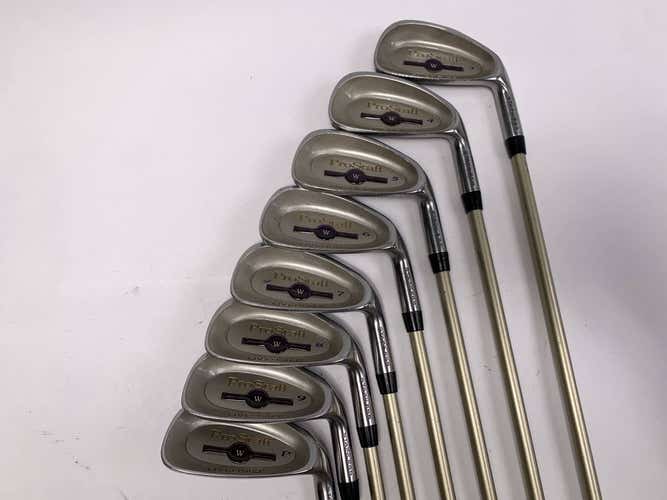 Wilson Pro Staff OS Iron Set 3-PW Ladies Graphite Womens RH