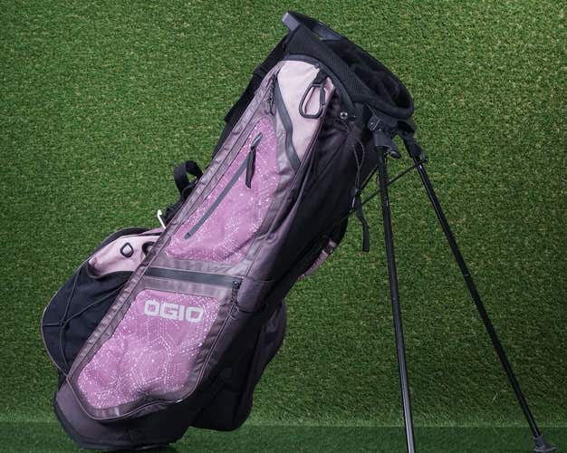 OGIO LADIES STAND BAG 2020 XIX 5 WAY GOLF BAG, WOMEN’S, PINK/BLACK ~ L@@K!!