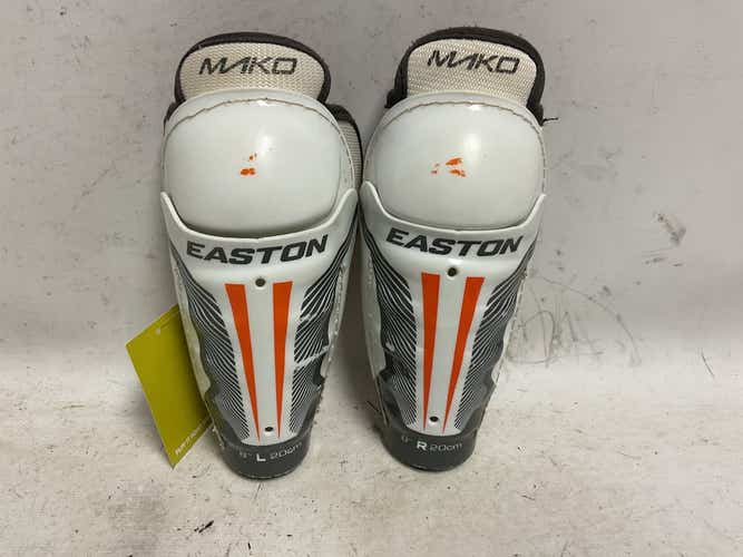 Used Easton Mako 8" Hockey Shin Guards