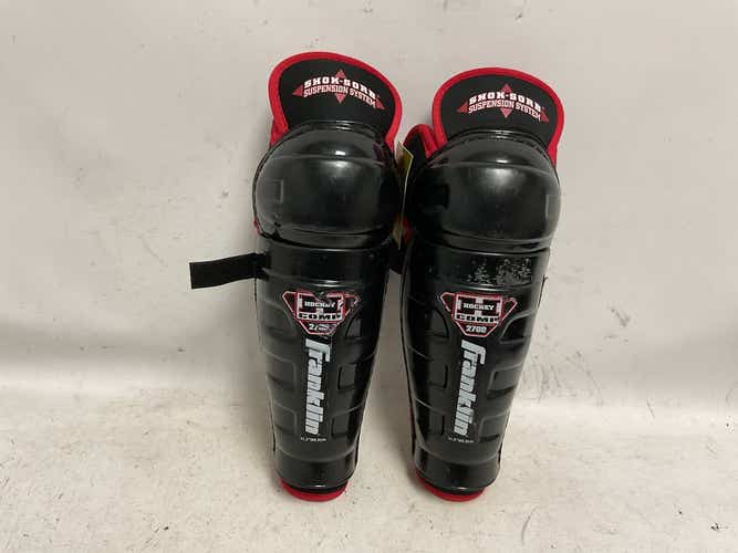 Used Franklin Comp 2700 11 1 2" Hockey Shin Guards