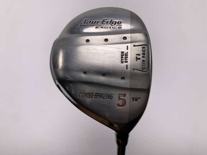 Tour Edge Exotics CB Hyper Steel 5 Fairway Wood 18* High Launch System Stiff RH