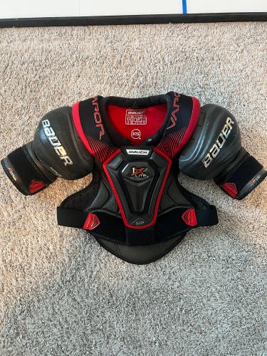 Junior Small Bauer Vapor 1x Lite Shoulder Pads