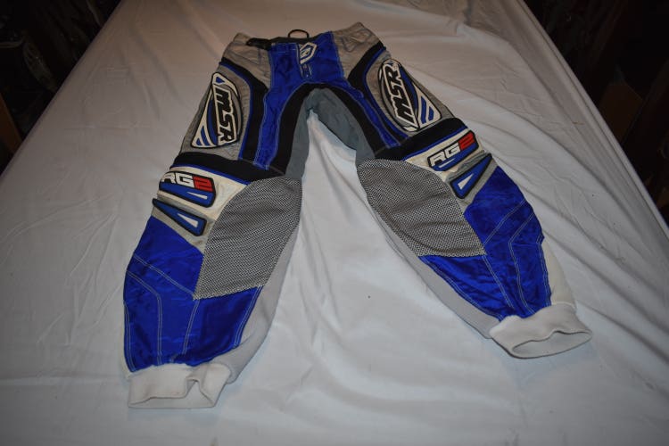 MSR RG2 Motocross Pants, Gray/Blue/Black, Size 28 - Great Condition!