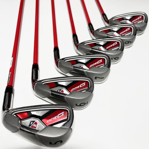 Wilson D300 Iron Set 5-9, PW Right Handed Regular Flex Graphite Shafts