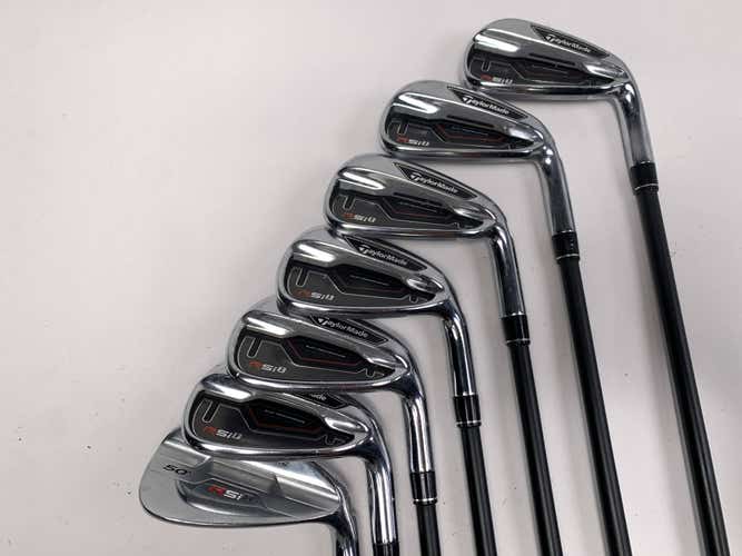 Taylormade RSi 1 Iron Set 5-PW+AW REAX 65g Regular Graphite Mens RH +1"