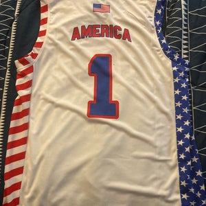 White Used Large Men's Jersey
