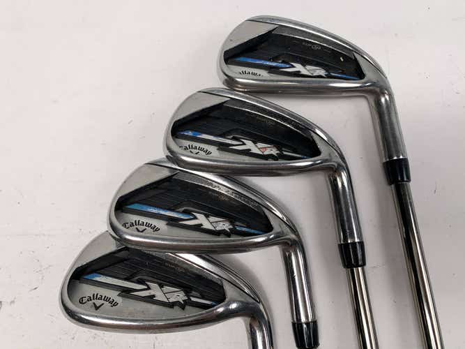 Callaway XR OS Iron Set 7-PW UST Mamiya Recoil 460 F2 Senior Graphite Womens RH