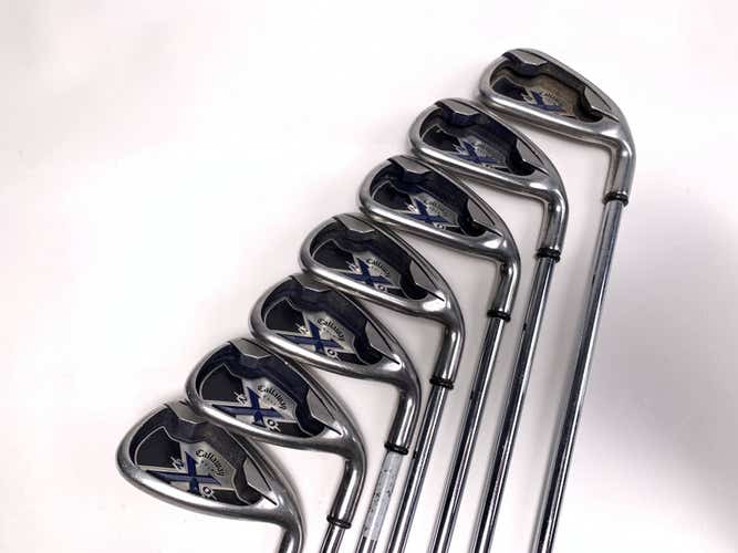 Callaway X-20 Iron Set 4-PW Uniflex Steel Mens RH