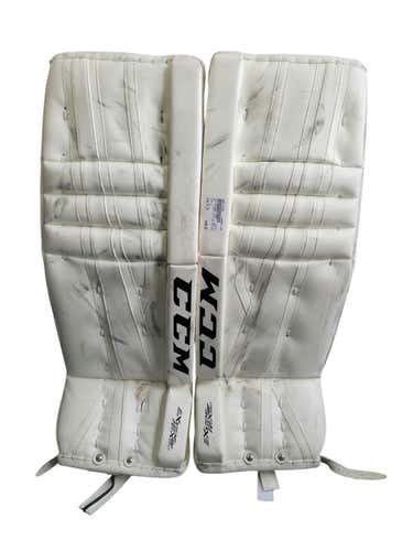 Used Ccm Extreme Flex Ii 860 Leg Pads 31" Plus 1" Goalie Leg Pads