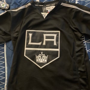 Black Used Men's LA Kings Reebok Jersey