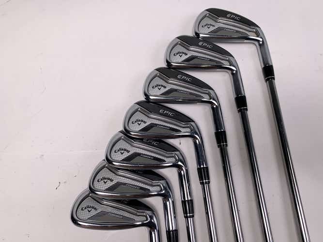 Callaway EPIC Forged Iron Set 5-PW+AW Project X Catalyst 5.5 Regular Graphite RH