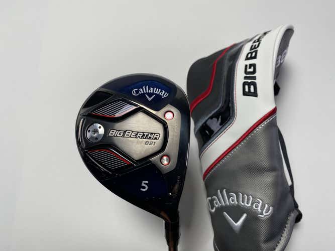 Callaway Big Bertha B21 5 Fairway Wood 18* RCH 55g Senior Graphite RH HC NEW