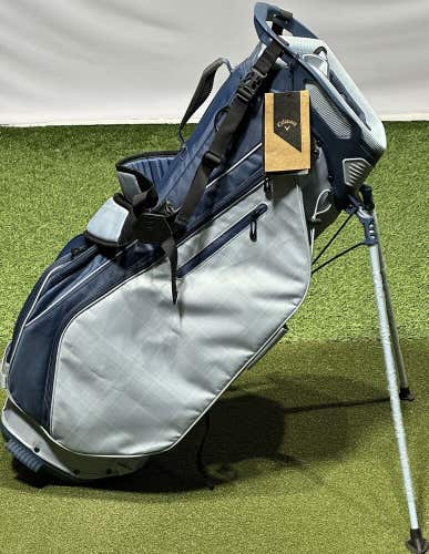 Callaway Golf Womens Fairway 14 Stand Golf Bag Navy Plaid 14-Way Divider NEW