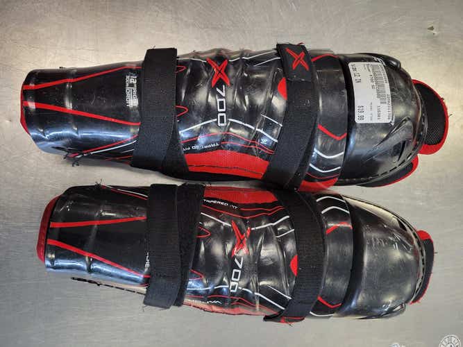 Used Bauer X700 12" Hockey Shin Guards