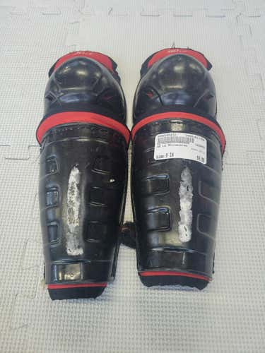 Used 90 Le 9" Hockey Shin Guards