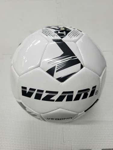 New Verona Ball Wh Bk Sv Sz4